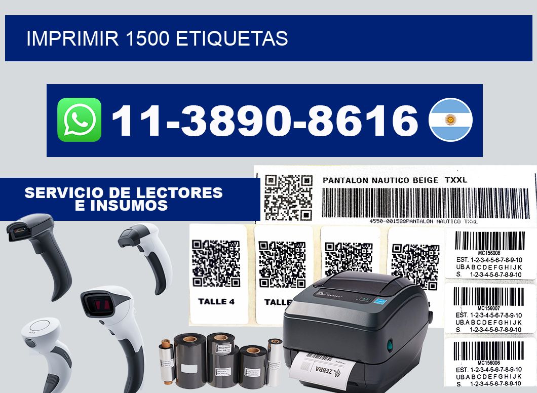 IMPRIMIR 1500 ETIQUETAS