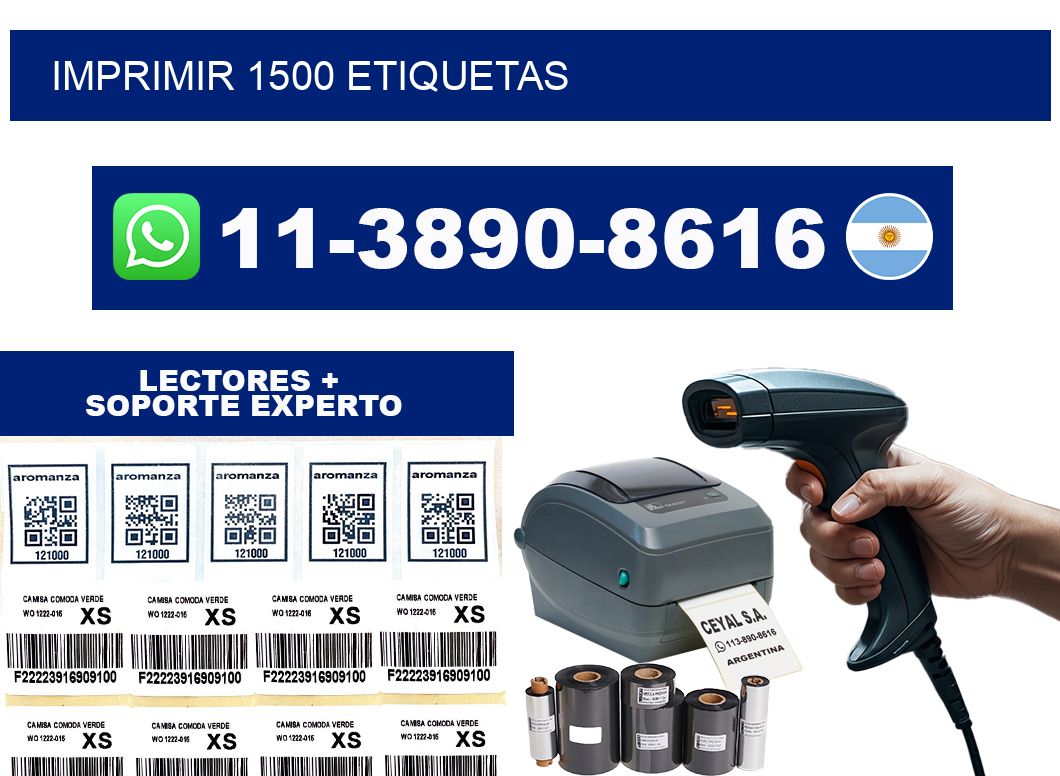 IMPRIMIR 1500 ETIQUETAS