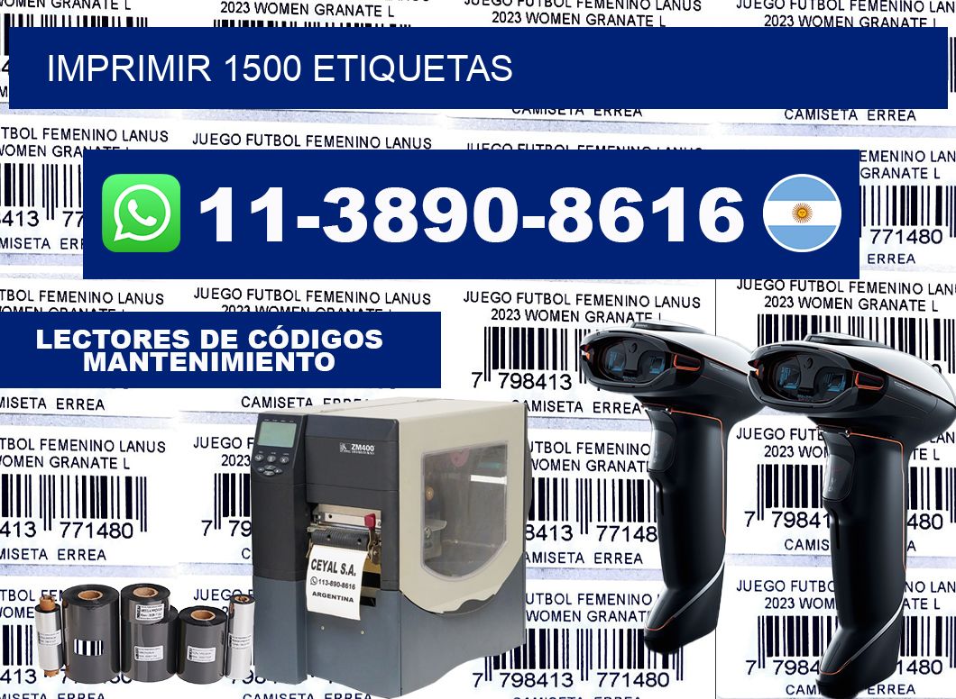 IMPRIMIR 1500 ETIQUETAS