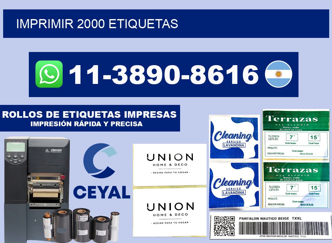 IMPRIMIR 2000 ETIQUETAS