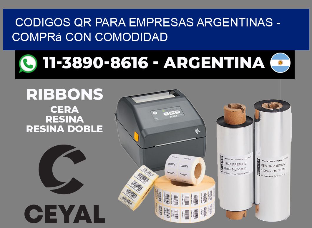 CODIGOS QR PARA EMPRESAS ARGENTINAS - Comprá con comodidad
