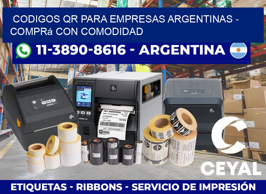 CODIGOS QR PARA EMPRESAS ARGENTINAS – Comprá con comodidad