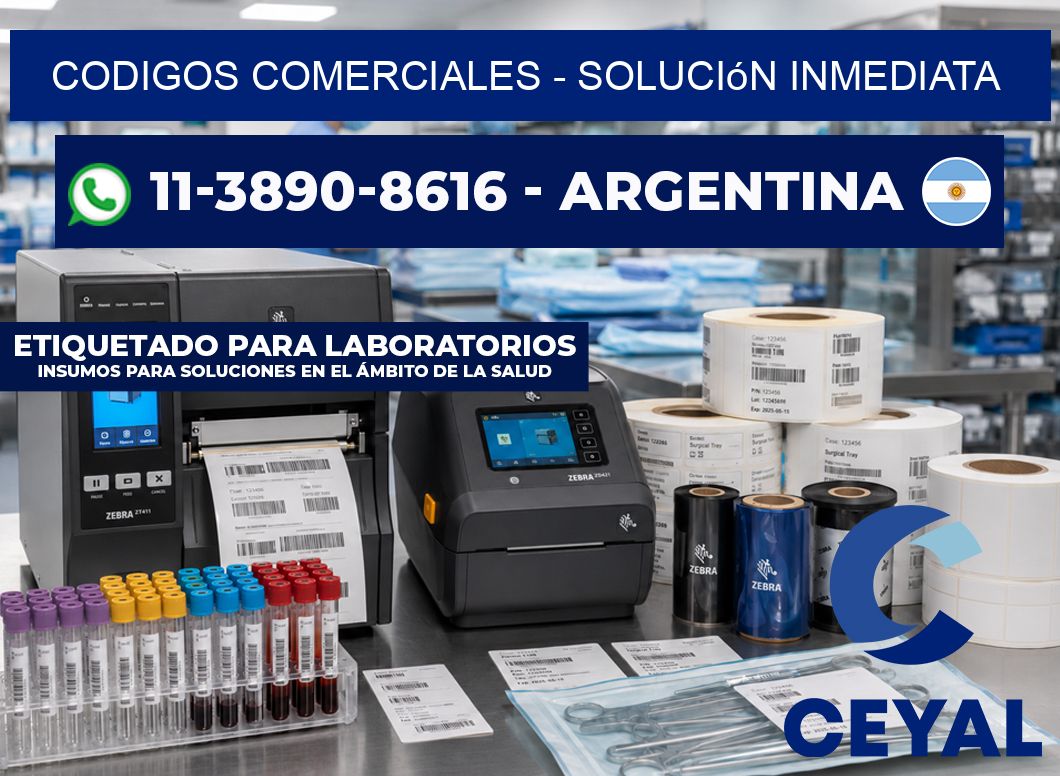 Codigos comerciales - Solución inmediata
