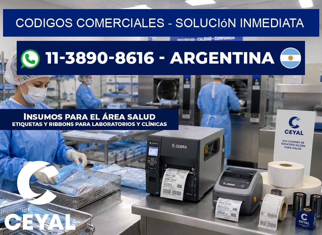 Codigos comerciales – Solución inmediata