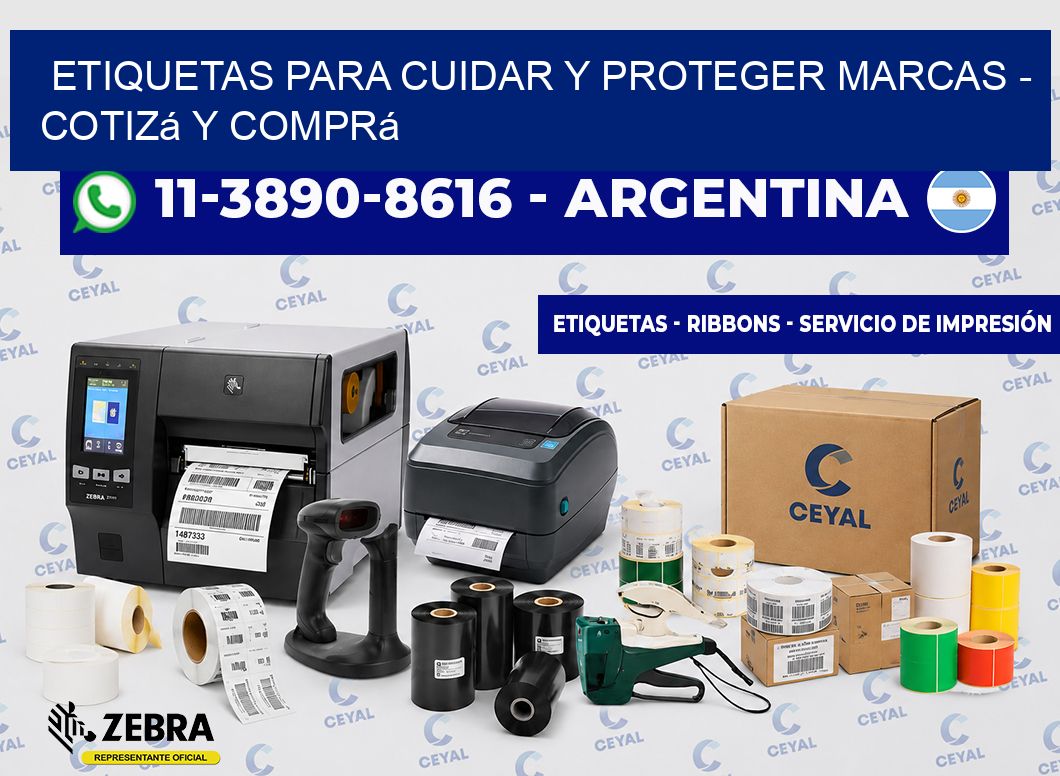 ETIQUETAS PARA CUIDAR Y PROTEGER MARCAS - Cotizá y comprá