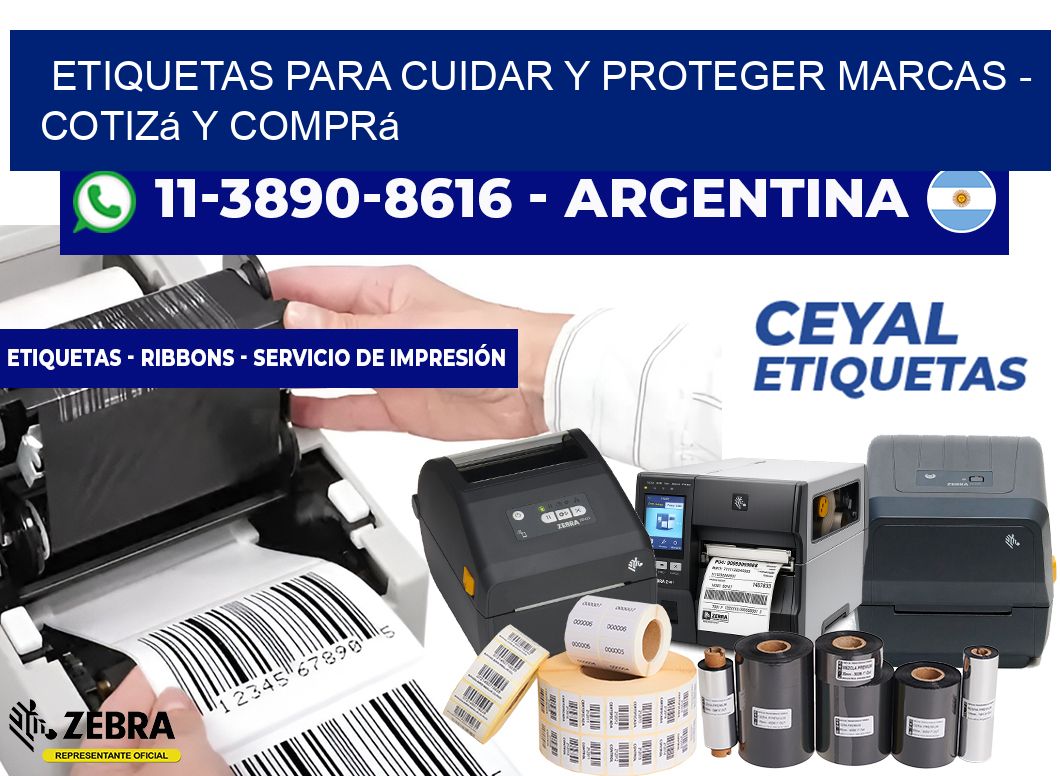 ETIQUETAS PARA CUIDAR Y PROTEGER MARCAS - Cotizá y comprá