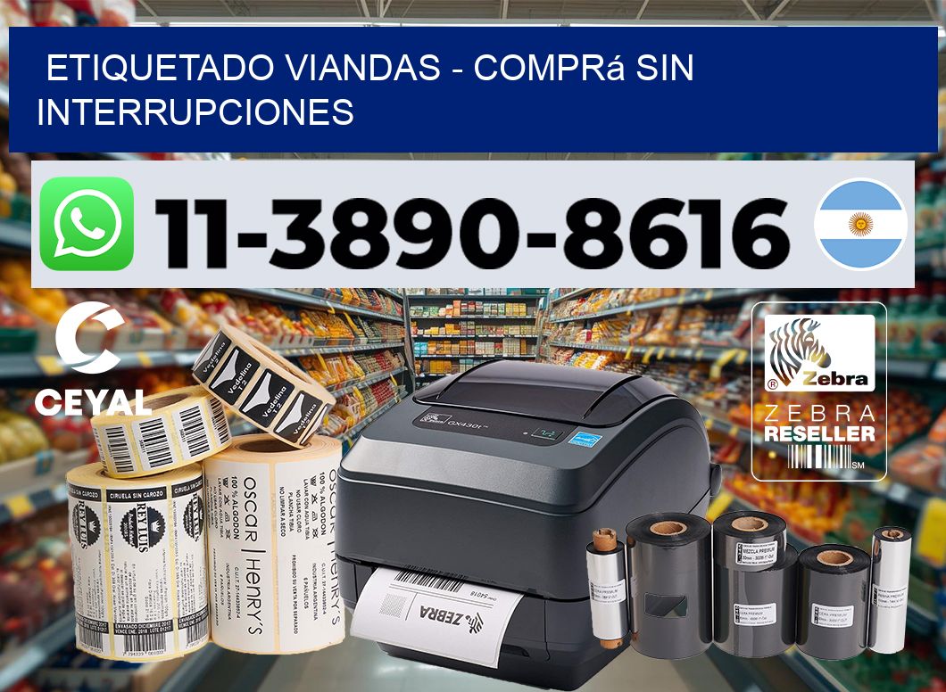 Etiquetado viandas - Comprá sin interrupciones