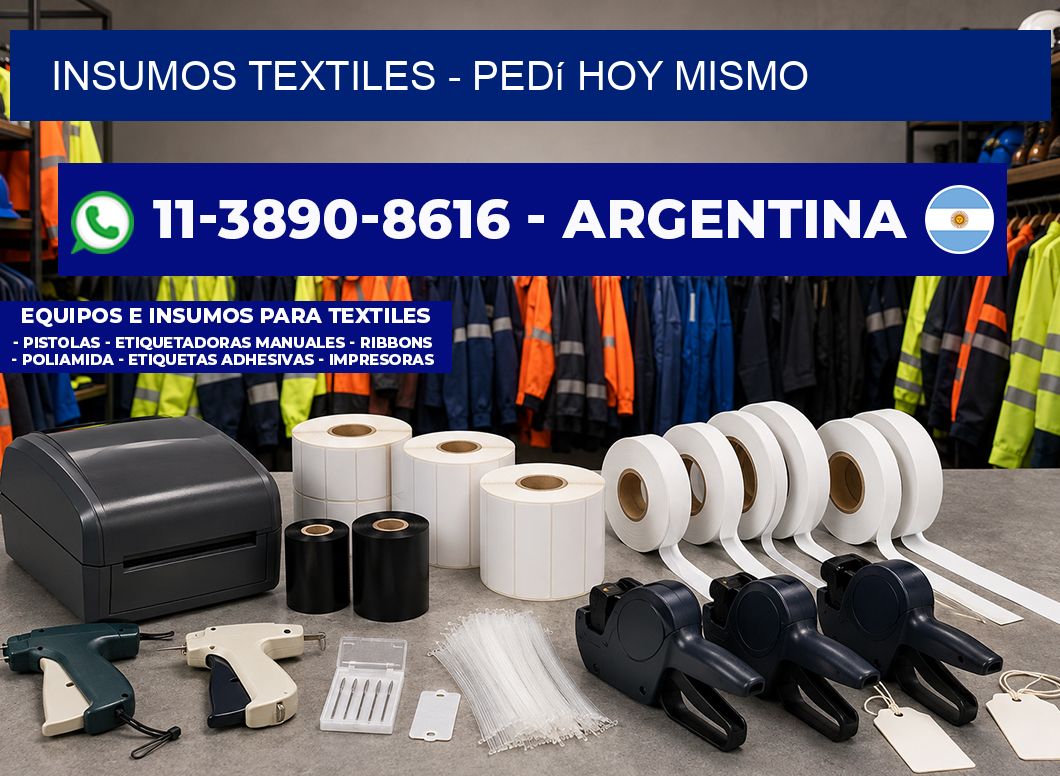 INSUMOS TEXTILES - Pedí hoy mismo