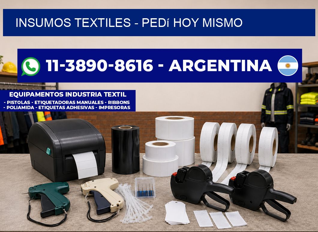 INSUMOS TEXTILES - Pedí hoy mismo
