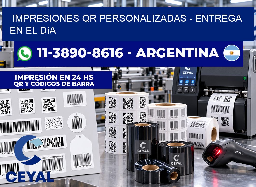 Impresiones QR Personalizadas - Entrega en el día