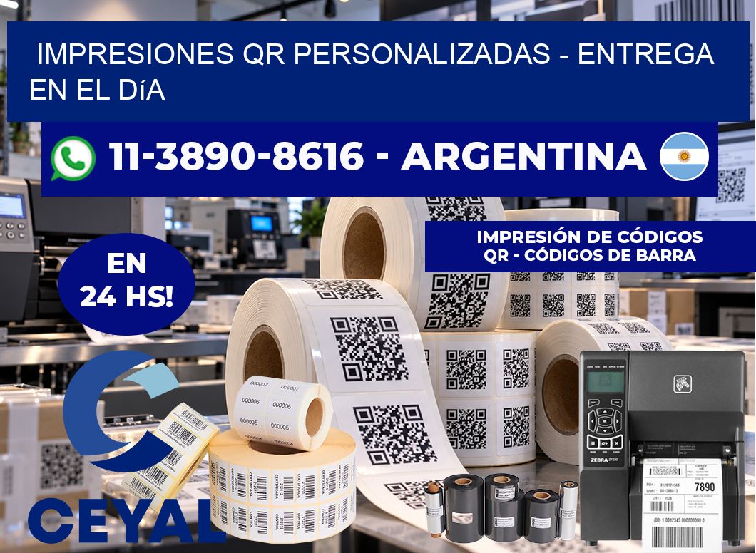 Impresiones QR Personalizadas - Entrega en el día