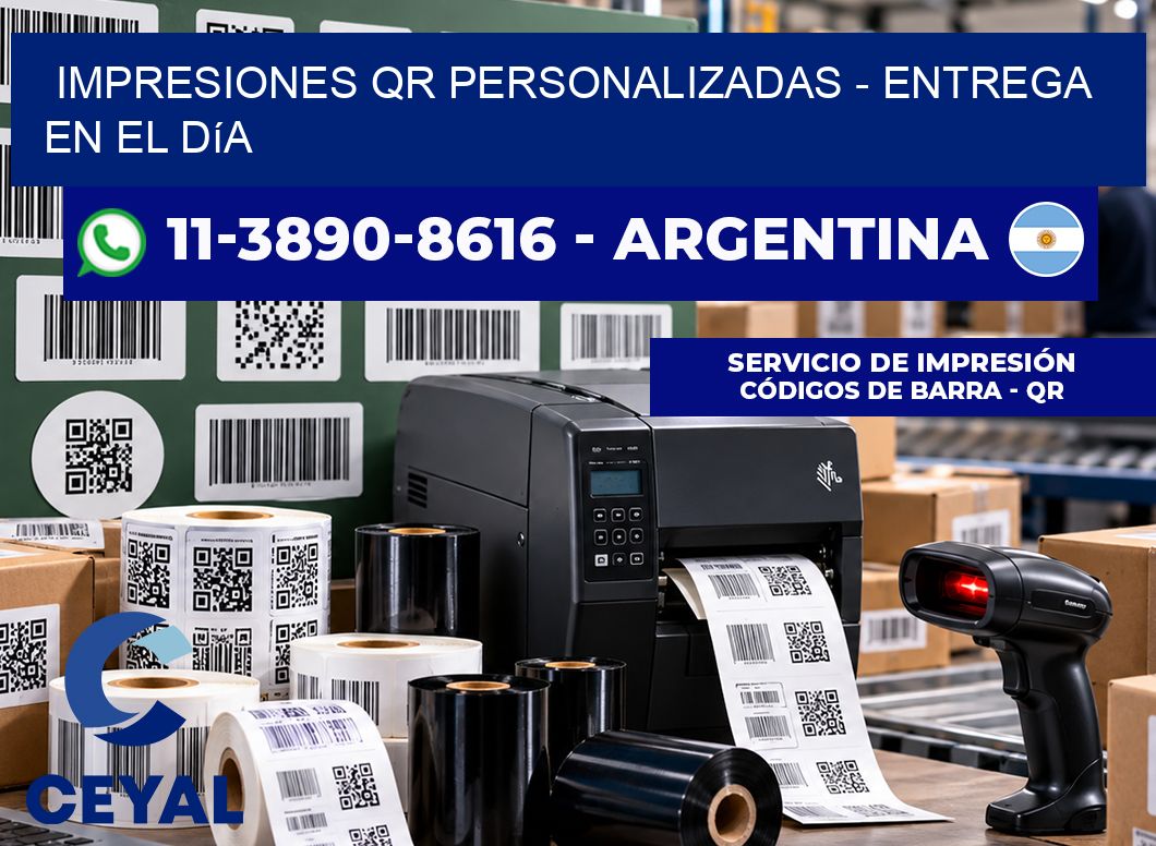 Impresiones QR Personalizadas – Entrega en el día
