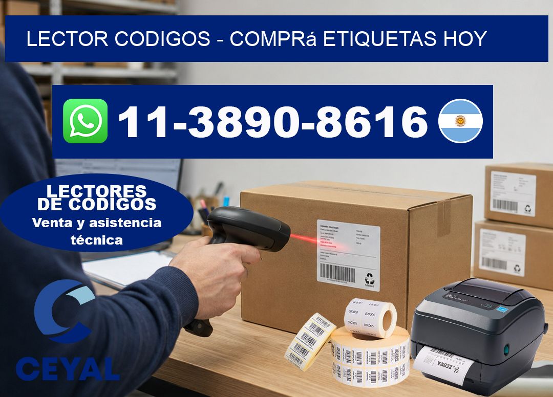 LECTOR CODIGOS - Comprá etiquetas hoy