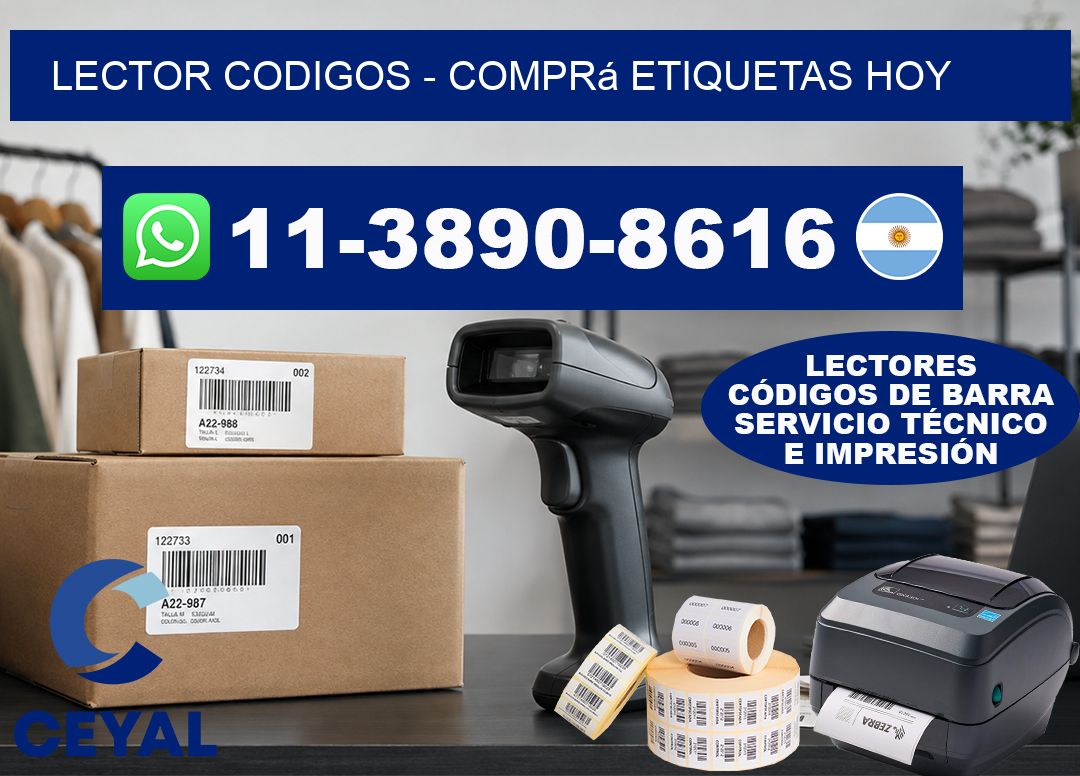LECTOR CODIGOS - Comprá etiquetas hoy