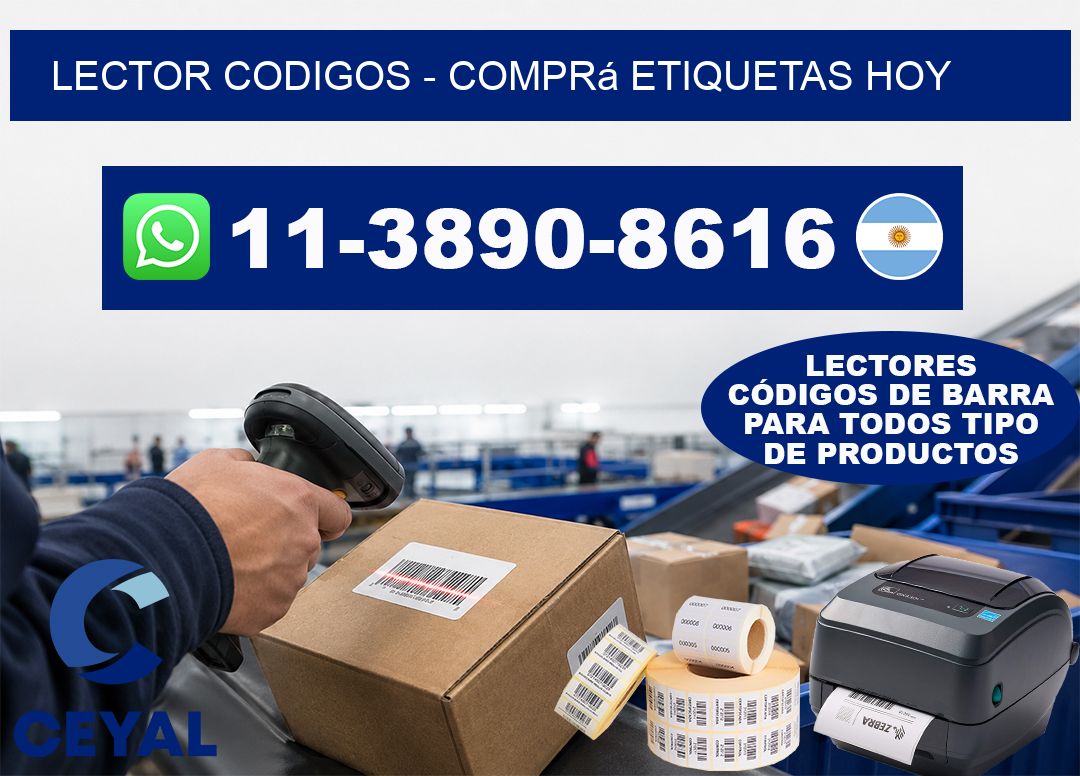 LECTOR CODIGOS - Comprá etiquetas hoy