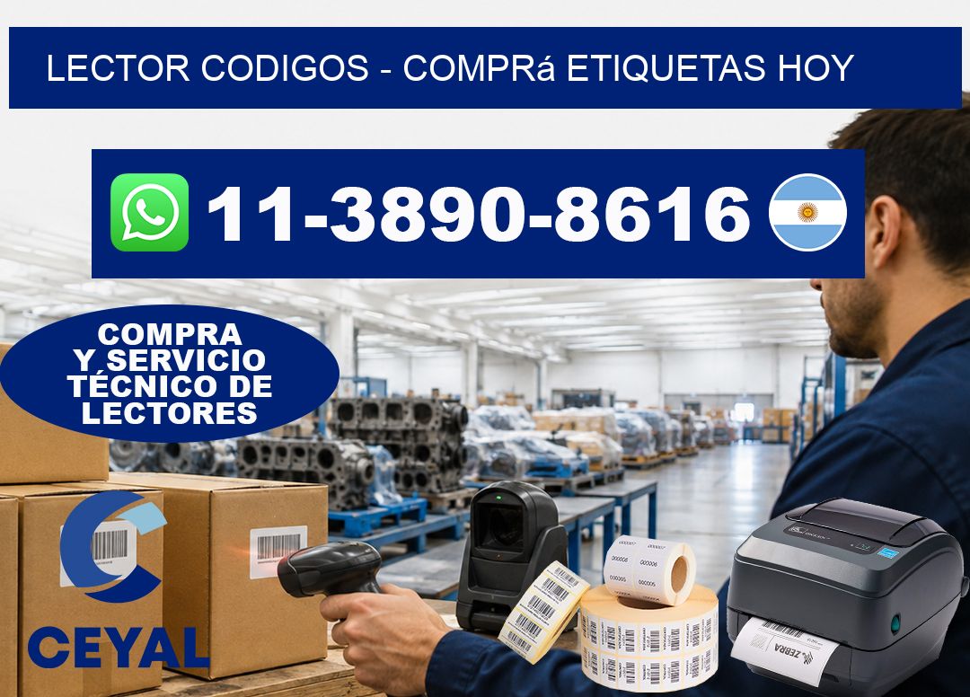 LECTOR CODIGOS – Comprá etiquetas hoy