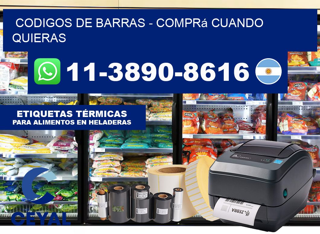 codigos de barras – Comprá cuando quieras