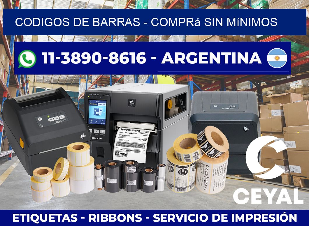 codigos de barras - Comprá sin mínimos