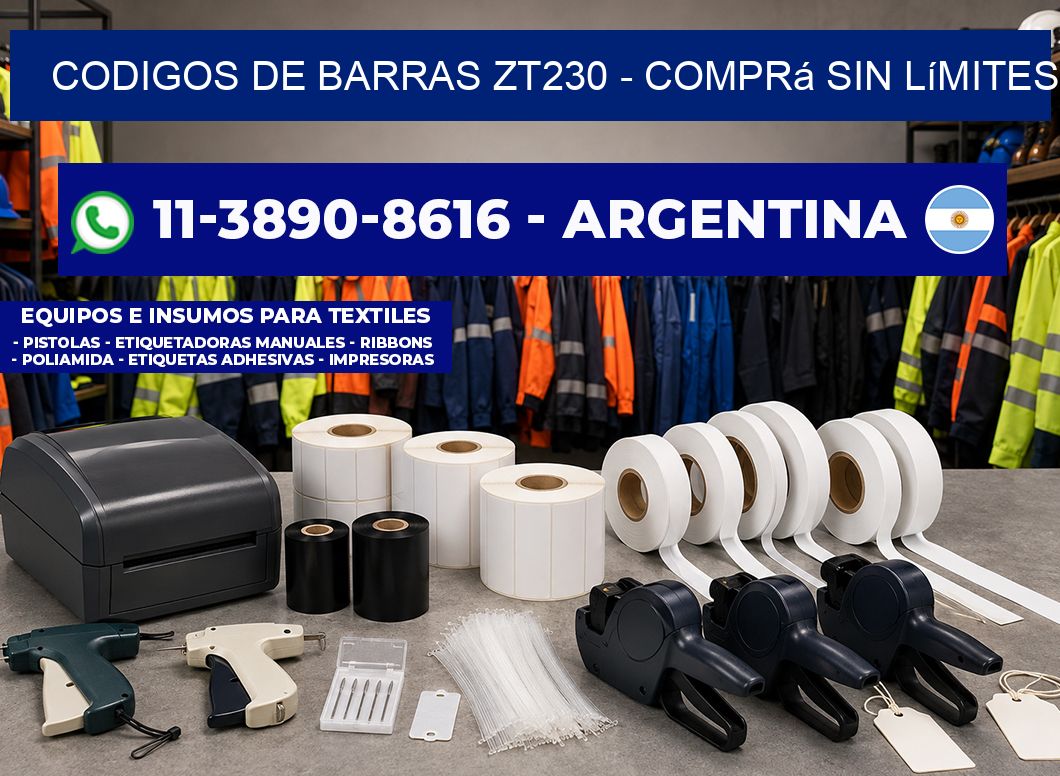 codigos de barras zt230 - Comprá sin límites