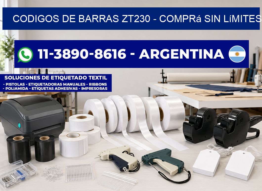 codigos de barras zt230 - Comprá sin límites