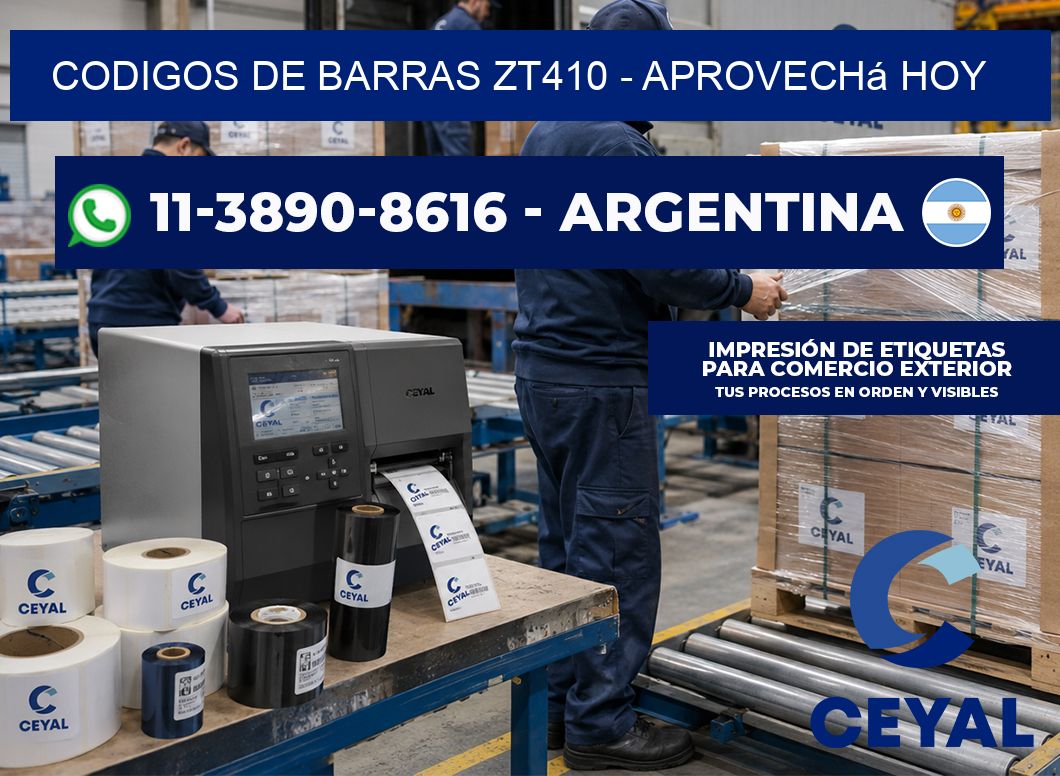 codigos de barras zt410 – Aprovechá hoy
