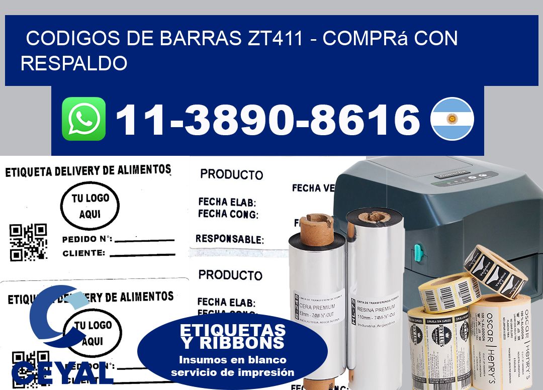 codigos de barras zt411 - Comprá con respaldo