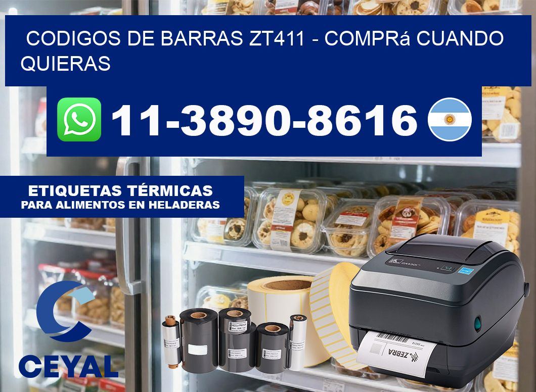 codigos de barras zt411 - Comprá cuando quieras