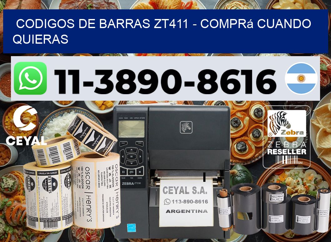 codigos de barras zt411 - Comprá cuando quieras