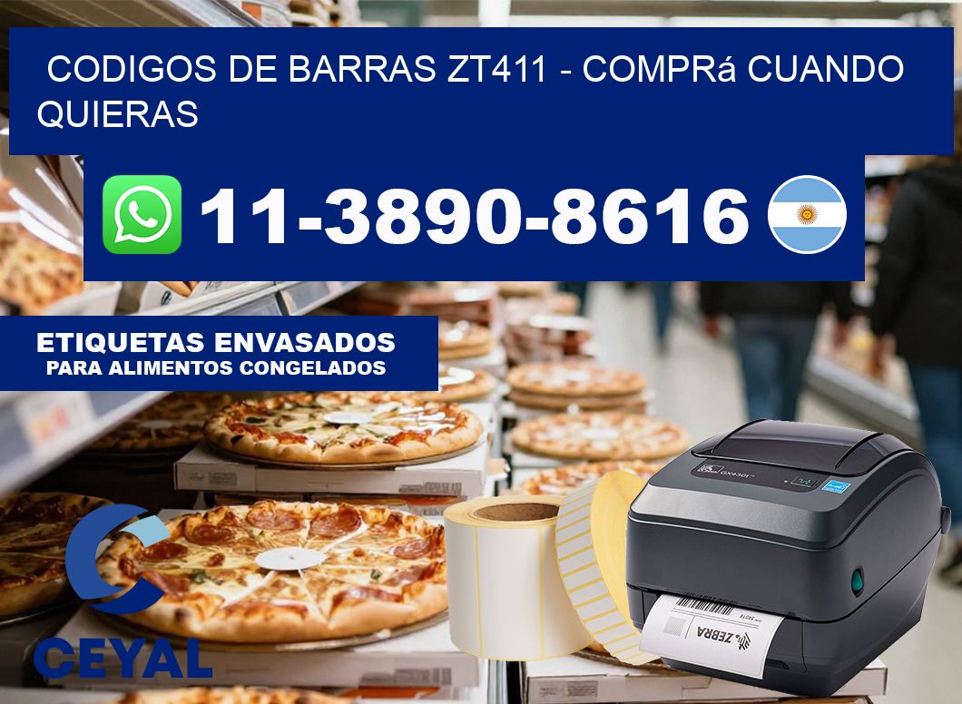 codigos de barras zt411 – Comprá cuando quieras