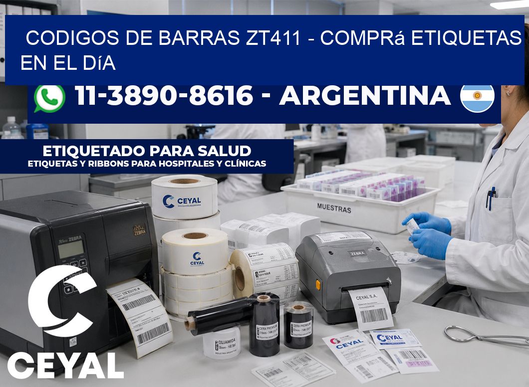 codigos de barras zt411 - Comprá etiquetas en el día