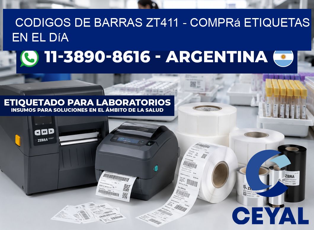 codigos de barras zt411 - Comprá etiquetas en el día