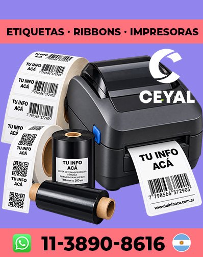 Etiquetas textiles autoadhesivas ZONA NORTE
