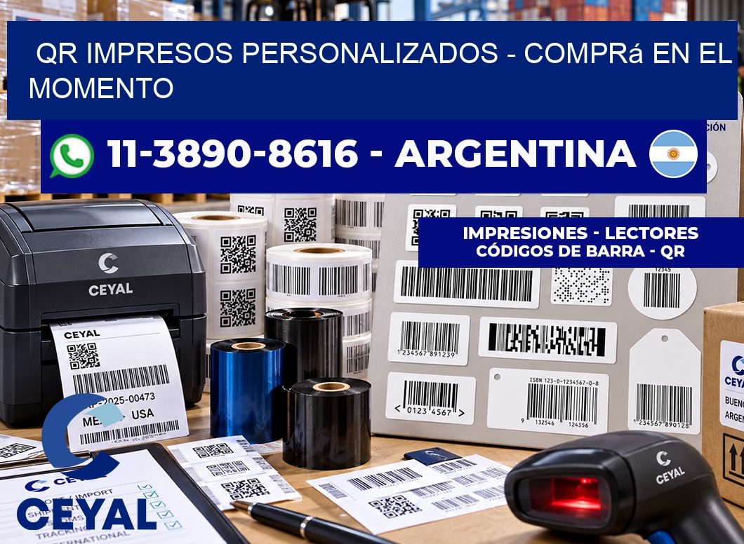 QR Impresos Personalizados - Comprá en el momento