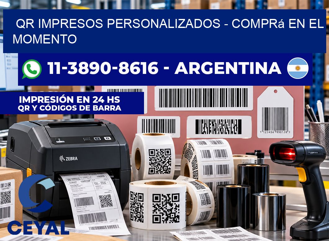 QR Impresos Personalizados - Comprá en el momento