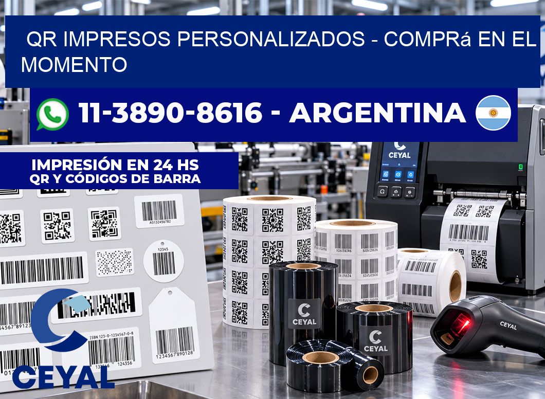 QR Impresos Personalizados – Comprá en el momento